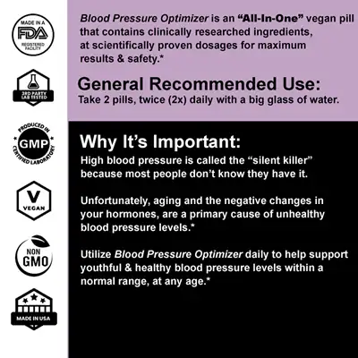 Blood Pressure Optimizer Instructions