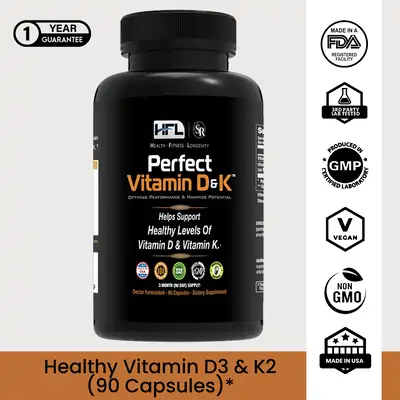 Perfect Vitamin D&K Bottle