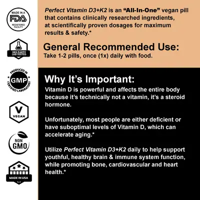 Perfect Vitamin D&K Instructions